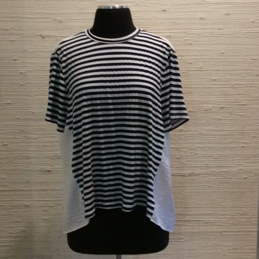 Clu too Nautical stripe shirt size L